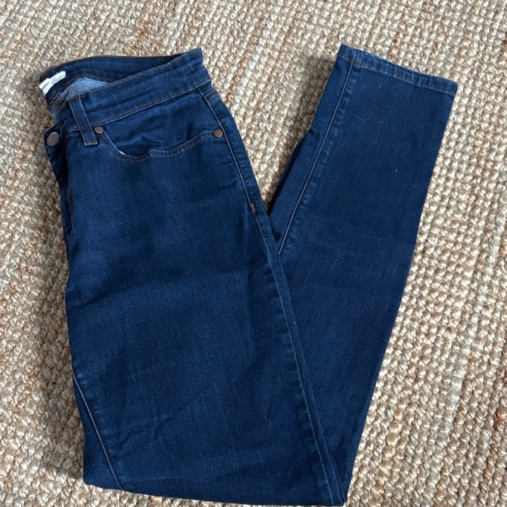 Eileen Fisher Deep Blue Straight Leg Jeans